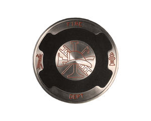 Dessous de verre de forme ronde au design moderne en acier, parfait pour les ustensiles de cuisine élégants et les accessoires pour le thé et le vin, à des prix raisonnables - Product Image 1