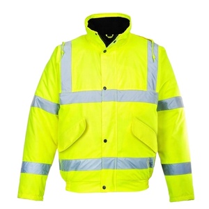 Customizable Reflective Road Safety <b>Jackets</b> New Design Windproof and Breathable with Water-Proof Feature Custom Logo Support - Product Image 1