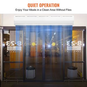 Cortina de Aire Comercial para Interiores de 60 Pulgadas, Súper Potente, 2 Velocidades, 1500 CFM, Montada en la Pared, para Puertas, Ventilador de Puerta Interior, Super Air - Product Image 3