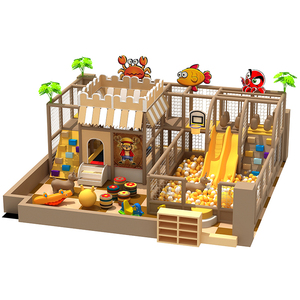 Ngọt ngào đáng yêu chủ đề thương mại trong nhà trẻ em mềm sân chơi trong nhà với <span class=keywords><strong>slide</strong></span> và hồ bơi bóng - Product Image 2