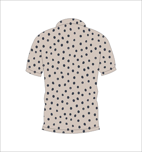 Polo personnalisé beige à sublimation, manches courtes, uniforme de golf, séchage rapide, vêtements de sport d'équipe, fabricant OEM, fournisseur, vente en gros - Product Image 2