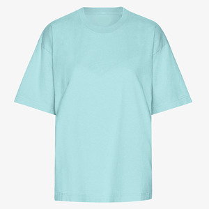 เสื้อยืดโอเวอร์ไซส์คอกลมสำหรับผู้หญิง ขายส่ง ฤดูร้อน ผ้าฝ้าย 100% ระบายอากาศ แห้งเร็ว สไตล์ไฮสตรีท เสื้อผ้าสตรีทแวร์ รับออเดอร์จำนวนมาก - Product Image 4