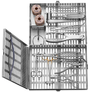 Kit de Instrumentos Quirúrgicos Ortopédicos Veterinarios, Juego de Herramientas Quirúrgicas Esterilizables de Acero Inoxidable, Grado Hospitalario - Product Image 2