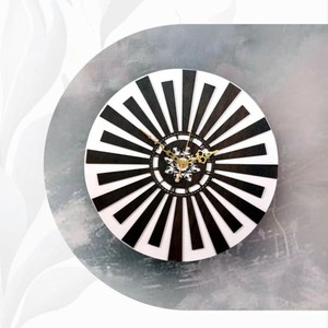 Handcrafted Mango Wood Sunburst Wall <b>Clock</b> | Modern Wooden Art | Wholesale - Product Image 2
