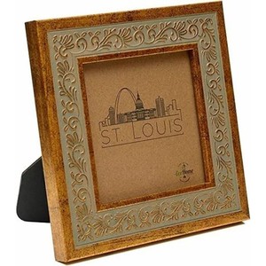 Cadre photo rectangulaire en bois d'acacia artisanal, vieilli, écologique, durable, léger, rouge turquoise |   Moradabad - Product Image 4