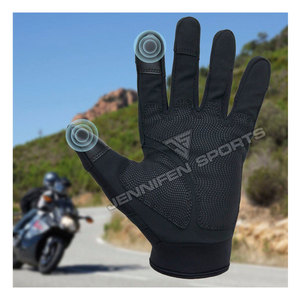 Guantes de Carreras para Hombre, Completos, Antideslizantes, para Motocicleta, con Tecnología de Protección de Nudillos y Pantalla Táctil para Conducir - Product Image 3