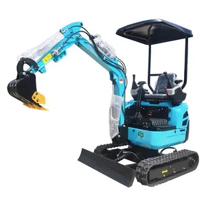 China Second Hand Electric CE/EPA Yanmar Kubota 1Ton 1.5 Ton Towable Backhoe Trailer Tilt Rotator A Mini Excavator