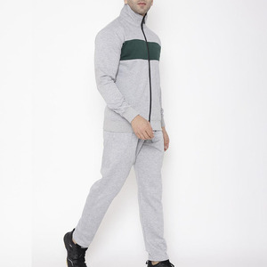 Customized Men's Oversized <b>Cropped</b> 360G Heavyweight Tracksuit Hoodie Sweatpants <b>Zip</b> <b>Up</b> Sweat Suit Premium Sportswear - Product Image 4