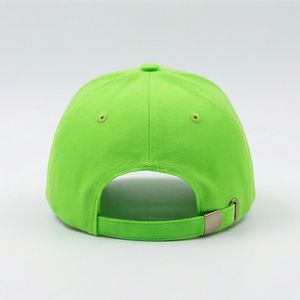 Gorra de Béisbol Verde Neón, Gorra Moderna para Mujer, Ajuste Relajado, Unisex, Tendencia Adaptable, Algodón - Product Image 2