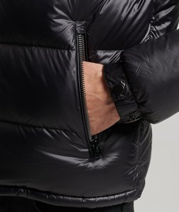 Men's <b>Winter</b> Puffer <b>Jacket</b> <b>Waterproof</b> Windproof Stand Collar Hooded Down Alternative Coat for Outdoor Wear - Product Image 6