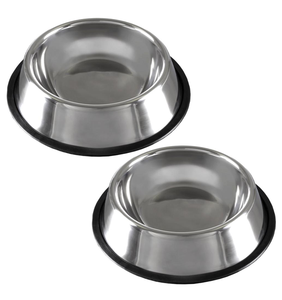 Tazón de Alimentación para Perros y Gatos, Tazón de Acero Inoxidable para Mascotas - Product Image 2