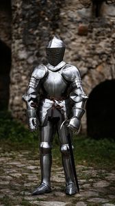 Traje de Armadura Medieval de Cuerpo Completo, Disfraz de Caballero, Guerrero, Cruzado, para Halloween, Regalo para Hombre - Product Image 2