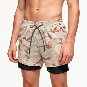 Shorts longs tricotés noirs pour hommes, collection été, haute qualité, décontractés, respirants, séchage rapide, 100 % polyester, tissu peigné - Product Image 6