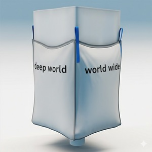 Bolsas Contenedoras a Granel de 2000 kg, 2 Toneladas, Super FIBC, Sacos de Polipropileno, Bolsa Jumbo Grande de PP con Fuelle Superior, Fuelle Inferior y Boquilla para Empacar - Product Image 3