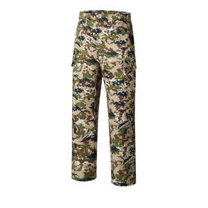 Pantalon de chasse pour homme, professionnel, de haute qualité, en coton softshell, coupe droite, camouflage, style décontracté, fermeture à boutons - Product Image 1