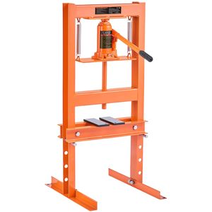 Pressa Idraulica a Telaio H da 6 Tonnellate per Garage/Officina, Piastre di Pressione in Acciaio Regolabili, Nuova Condizione, per Motori e Componenti Centrali - Product Image 1