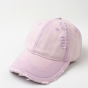หมวกเบสบอลยีนส์ฟอกสีสไตล์วินเทจสำหรับทุกเพศ ฤดูใบไม้ผลิ/ฤดูร้อน - ดีไซน์เรียบหรูสีพื้น - ป้องกันแสงแดดสำหรับกิจกรรมกลางแจ้ง พร้อมโลโก้แบบกำหนดเอง - Product Image 2