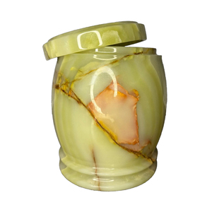 Urne en onyx et marbre de qualité supérieure pour le stockage des cendres et la décoration de maison de luxe, avec faible MOQ - Product Image 2