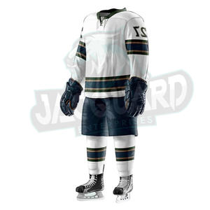 Buen material, precio asequible, cómodo, 100% poliéster, conjuntos de uniformes de hockey sobre hielo para adultos, unisex, de secado rápido. - Product Image 5