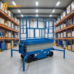 4M Electric Hydraulic <b>Towable</b> Scissor Lift Aerial Platform Custom Height OEM ODM Fast Production for Warehouse Maintenance - Product Image 6