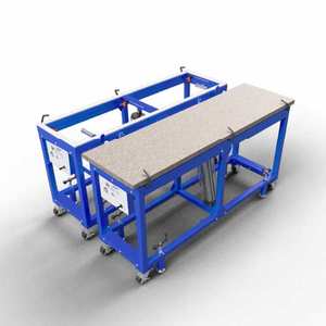 Ausavina Dual-Sided Polished Flip <b>Table</b> for Material Handling APFT7422 - Product Image 3