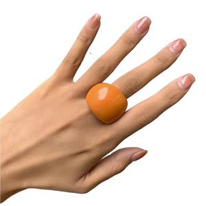 Handmade <b>Resin</b> <b>Ring</b> for Women, Colorful Statement Jewelry with Unique Artistic Design, Lightweight Fashion <b>Ring</b> for Everyday - Product Image 1