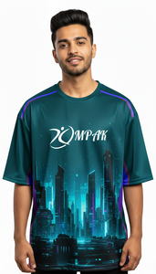 Camiseta Sublimada Oversize de Moda para Hombre, Estilo Casual Urbano y Holgado - Product Image 2