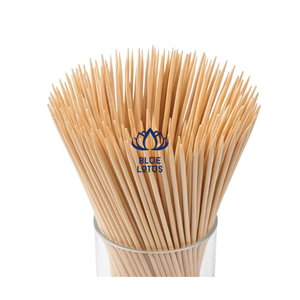 Brochettes en bambou écologiques de qualité supérieure, résistantes à la chaleur, lavables au lave-vaisselle, bâtonnets alimentaires robustes pour barbecue, poulet, fruits de mer, bœuf, kebab - Product Image 1