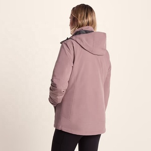 Women's Waterproof Windproof Winter <b>Jacket</b> <b>Hooded</b> Zip Up Coat Thick Solid Color Outdoor Outerwear Womens <b>Rain</b> <b>Jacket</b> - Product Image 6