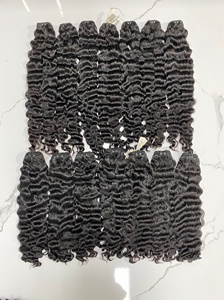 RIZLY HAIR BUNLES DOUBLE Top Hot Trend para mujeres negras Las mejores extensiones de cabello de encaje con TODO RIZADO TEXTURA Excelente envío - Product Image 5