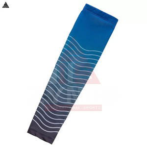 Mangas de compresión deportivas personalizadas para golf, voleibol, baloncesto y ciclismo para hombres y mujeres, mangas de compresión de color sólido con talla personalizada. - Product Image 4