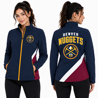 Veste bomber sport à col roulé en softshell léger imprimé avec logo des Lakers, fermeture éclair, pour hommes et femmes, sur mesure, imperméable