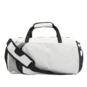 Sport <b>Duffel</b> <b>Bag</b> Large Capacity Zipper Closure Polyester Material Gray Black Exercise Fitness Travel <b>Bag</b> - Product Image 1