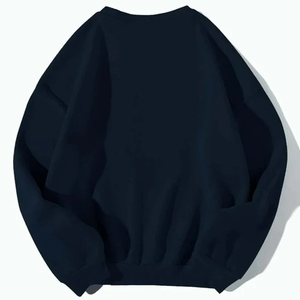 Apparel Clothing Women's Plus Size Long Winter Washed Oversized Embroidery O <b>Neck</b> Sweatshirt Terry Fabric Breathable Soft - Product Image 2
