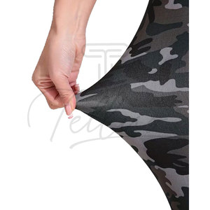 High Waist Custom Workout Fitness Yoga <b>Leggings</b> with Cropped Mesh Digital Print <b>Pattern</b> Yoga Pants <b>Leggings</b> - Product Image 6