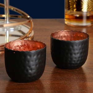 Black Copper Tealight Candle Holder Handmade Metal Candle <b>Stand</b> for Table Centerpiece Home Decor Wholesale - Product Image 6