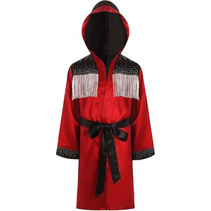 ชุดคลุมชกมวยแบบมีฮู้ด คุณภาพดีที่สุด ออกแบบเองได้ ราคาถูก พร้อมลายพิมพ์ตามสั่ง - Product Image 2