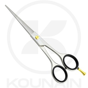 Tijeras de Peluquería Profesionales de Acero Inoxidable con Acabado en Oro Rosa de 18K, Mango con Textura Tallada, para Estilistas y Belleza - Product Image 3