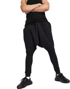 Pantalon de jogging décontracté pour homme à entrejambe bas, en tissu respirant polyester-coton, coupe ample, imprimé personnalisé, vente en gros - Product Image 4