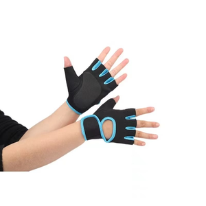 Guantes de Gimnasio Personalizados con Logotipo, de Cuero, Antideslizantes, Impermeables, de Medio Dedo, para Levantamiento de Pesas, Unisex, con Empaque Personalizado - Product Image 1