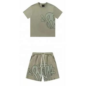 Ensemble de jogging décontracté d'été pour hommes, ensemble deux pièces, en vente - Product Image 2