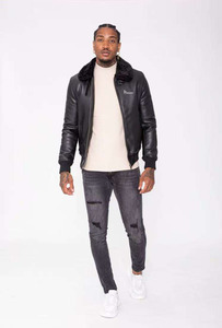 Custom Made High Quality Genuine <b>Leather</b> <b>Jacket</b> For Men At Wholesale Price <b>Leather</b> <b>Jacket</b> For Men <b>leather</b> <b>jacket</b> High Quality - Product Image 2