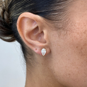 Ethical Lab Grown Diamond Earrings IGI 10k 14k 18k Gold Daily Wear Jewelry High Quality <b>Stones</b> Yellow Rose White Gold Fast Ships - Product Image 3