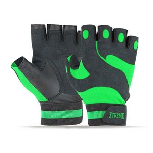 Guantes de Ciclismo para Fitness al Aire Libre, Medios Dedos, Transpirables, Antideslizantes, Resistentes al Desgaste, con Correas para las Muñecas, para Gimnasio, Yoga y Deportes - Product Image 1