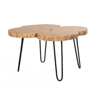 Table basse en bois et époxy faite à la main par Live Edge Studio - Meuble de maison écologique et durable - Garantie de 2 ans
