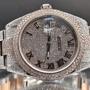 Trending Luxury Design Fashion Hip Hop Moissanite <b>Watch</b> Crafted Stainless Steel Unisex Branded Limited Edition <b>Watch</b> Collection - Product Image 1