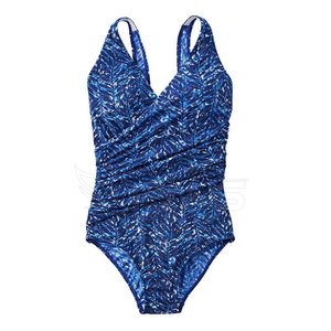 Women's One-Piece Swimsuit 5-Piece <b>Set</b> Eco-Friendly Polyester/Nylon Quick Dry Anti-Bacterial Customizable V-<b>Strings</b> OEM Service - Product Image 1