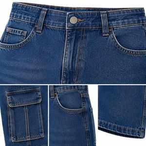 Pantalones Cortos Cargo Bermuda para Hombre, de Color Sólido, Ecológicos, Transpirables, Resistentes al Viento, Cintura Media, Cierre con Cordón, Lona de Algodón, Última Tendencia - Product Image 6