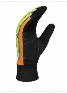 ถุงมือกันกระแทก MUBASHAR PRO GRIP INTERNATIONAL สำหรับงานภาคสนาม ดีไซน์ตามหลักสรีรศาสตร์ทันสมัย เคลือบไนไตรล์บริเวณฝ่ามือ - Product Image 4