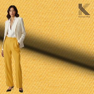 ผ้าทวิลล์คอตตอน 100% หนัก 265 กรัม/ตร.ม. แบบ 4/2 S ทวิลล์ขัดผิวละเอียด สำหรับตัดเย็บเสื้อผ้า กางเกง แจ็คเก็ต ชุดทำงาน และชุดยูนิฟอร์ม - Product Image 2